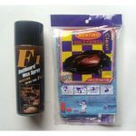 DASHBOARD,LEATHER,TYRE WAX+ CLEANING CLOTH(COMBO PACK)