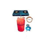 Both Hand Gas Cylinder Table Top COOKER Regulator Hose