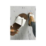 Ladies Palm Slippers-White