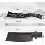 Generic Handcrafted Dragon-Patterned Kitchen Knife, Chef's Knife, Meat Cleaver - image 4