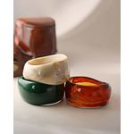 Fashion Unique Acrylic boho bangles-3pcs