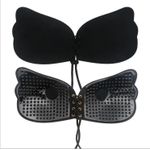 product_image_name-Fashion-Adhesive Reusable Push-up Strapless Bra -Black-2