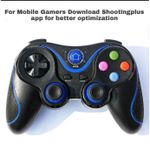 product_image_name-Generic-Wireless Vibration Controller Wireless Mobile Game Controller Pad Bluetooth Phone Gamepad Joystick Game Handle With Retractable Phone Holder Clip Compatible For Android /iOS Smartphone-2