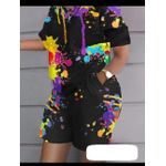 AFRI PATTERN TOP AND SHORT FOR LADIES