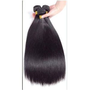 Silky Bone Straight 3 bundles Hair for full head fix