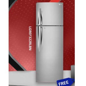LG HighEnd Fast Cooling Top Freezer Refrigerator 308L (GL-C322RLBN) INVERTER