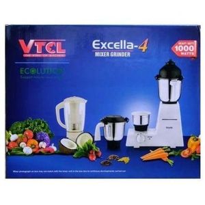 VTCL Mixer Grinder & Juicer 4Cups- HEAVY DUTY 1000Watts.