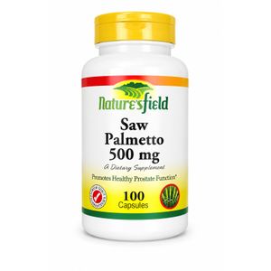 Nature'S Field Saw Palmetto 500mg – Prostate Health Support – 100 Capsules