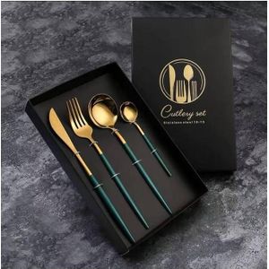 4Pcs Dinnerware Stainless Steel Cutlery Set