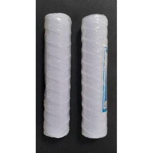 2 PCS POLYPROPYLENE YARN WATER FILTER CARTRIDGE 0.5 MICRON