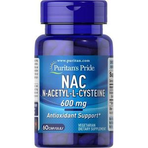 Puritan'S Pride NAC N-ACETYL-L-CYSTEINE -600mg X60 Capsules 