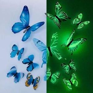 Genteal 3D Luminous Butterfly Wall Stickers
