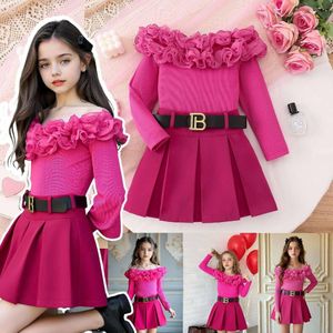 Quality and classy princess top and skirt with belt