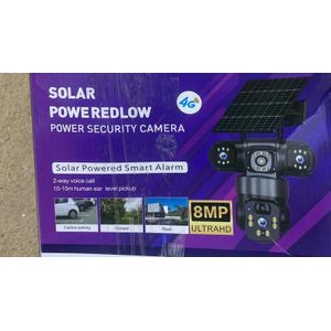 Solar Powered 4G Security Camera – 8MP Ultra HD Smart Surveillance System