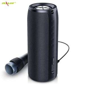 Zealot S51D Bluetooth Speaker, Karaoke Function with 360° Surround Sound 
