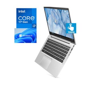 Hp EliteBook 830 G8 Laptop Intel Core i7 11th Gen 16GB RAM 512GB SSD- TOUCHSCREEN- 13.3" FHD Backlit Key/FP Reader/Face ID Windows 11 Pro+ Free Laptop Bag