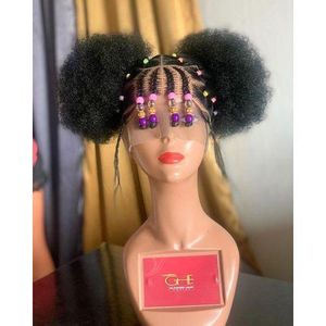 Double Puff Beaded Fringe