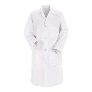 White Lab Coat For Hospital  Laboratories, Food Industries, Schools