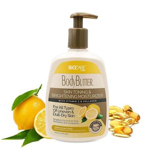 Biocare Labs BodyButter Skin Toning & Brightening Moisturizer with Vitamin C & Collagen