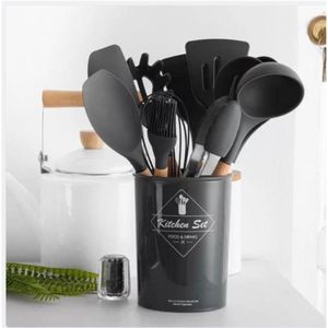 12PCS Silicon Non-Stick Cooking Spoon Set