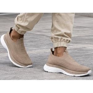 Men's breathable sneakers -brown