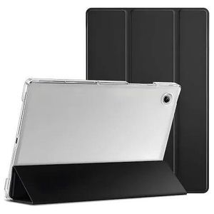 Samsung Galaxy S7 Plus Smart Tab Ultra-Slim Crystal Clear Back Tablet Case – Tri-Fold Stand Folio Cover