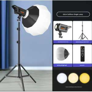 Video studio lighting  kit: 150W Video light + Lantern softbox  soft box+ 2.1m tripod