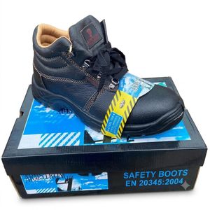 LEATHER SAFETY SHOES/BOOTS WITH PROTECTIVE TOE & SOLE 