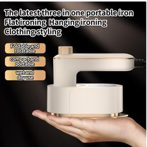Portable iron, suitable for drying and steam use, easy to carry, with anti scald design
