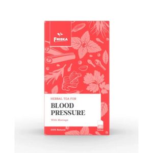 Friska Blood Pressure Hypertension Herbal Tea - 20 Tea Bags 