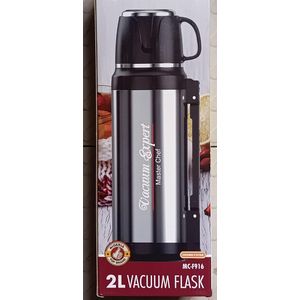 2L 24 Hour Keep Hot/Cold Double Insulated Wall Thermal Flask