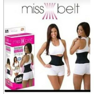 New Play Miss Belt Adjustable Waist Trimmer - Black