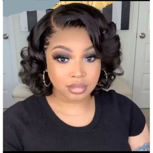 Glueless C Frontal Bouncy Curl Wig
