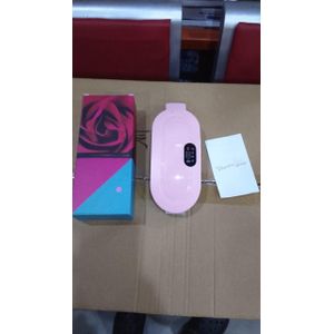 Multifunctional smart menstrual period cramp uterine warmer heating massage device. 