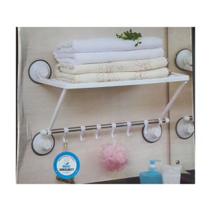 Wall Mounted Single Layer Towel Rack Shelves