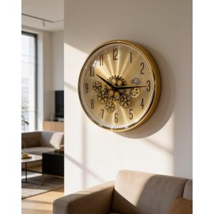  Nordic  Decorative Wall Clock With Glass- Size: 35X35X9cm 