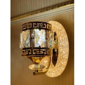 Fancy LED & Bulb interior wall bracket light.
