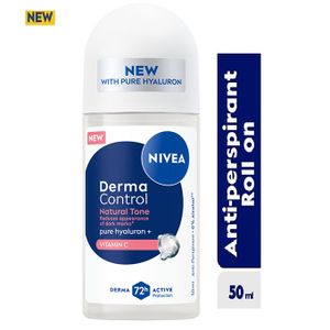 NIVEA Derma Control Natural Tone Anti-Perspirant Roll-on For Women 72h- 50ml