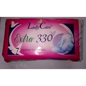 Lady Care Extra 330 Winged Sanitary Pads - Pink -5packs -330mm(33cm)