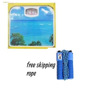 Personal bathroom  body Weighing scale plus skipping rope 