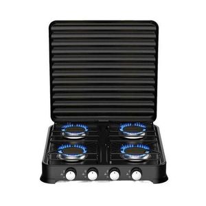 4 Burner Gas Stove - Durable Tabletop Gas Stove