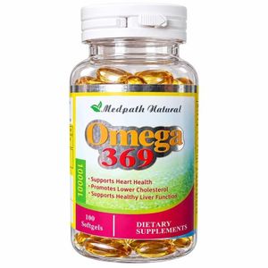 Medpath Natural Omega 3-6-9 Softgels, 100 Count (NAFDAC A7-101053)