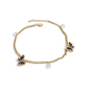 Butterfly anklet