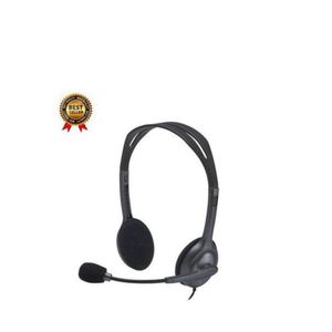 Hf Classic HF-716 Wired Headphones with Adjustable Microphone - High Fidelity Stereo for Gaming Console PC & MP3