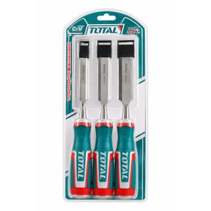 3-Piece Wood Chisel Set – 6mm, 12mm & 19mm ! Green& sliver 