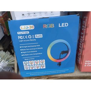 Rgb 14"Inch Selfie Ring Light-Multi Color+Tripod 