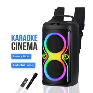 BOSS DIGITAL Dual 8" Bluetooth Speaker With Back Straps and Mic