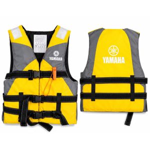 Yamaha  Adult Life Jacket – High Visibility Safety Flotation Vest with Whistle - yellow