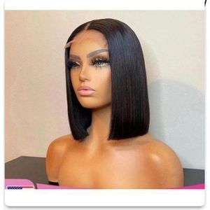Straight Hair Bob Wig With 4x4 Closure