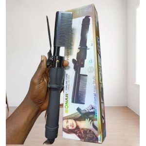 Sonar Professional Digital Hair Straightener Hot Comb and curler combo SN 5245